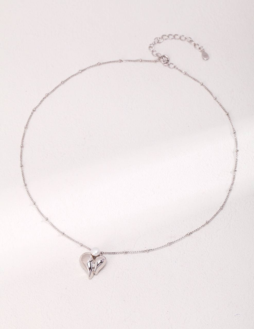 Spicy Love Sterling Silver Pearl Necklace